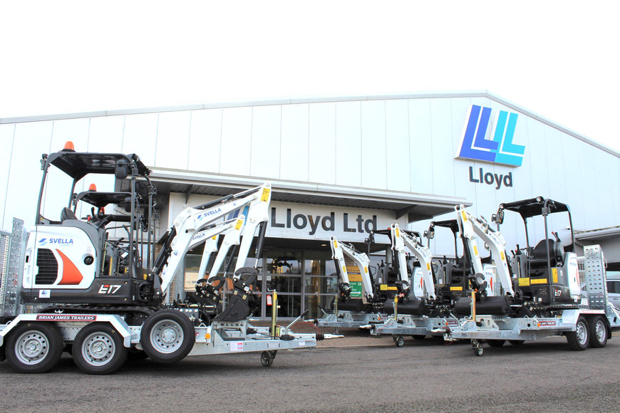 Bobcat Dealer Lloyd Ltd Wins Order for 50 Bobcat Mini-Excavators